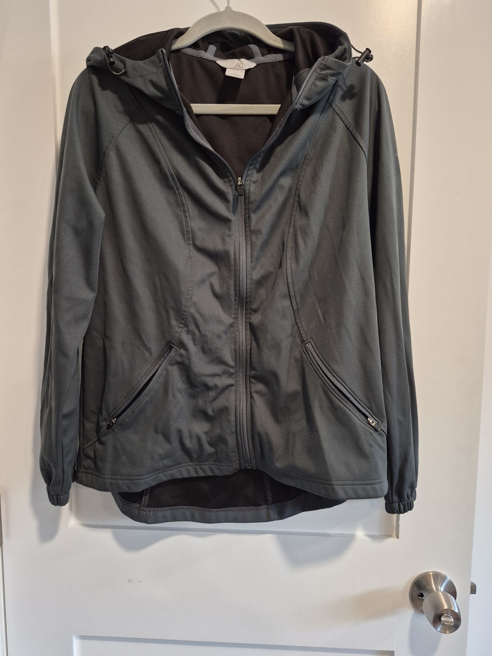 Ascend Women's Hooded Utility Jacket - Charcoal Gray